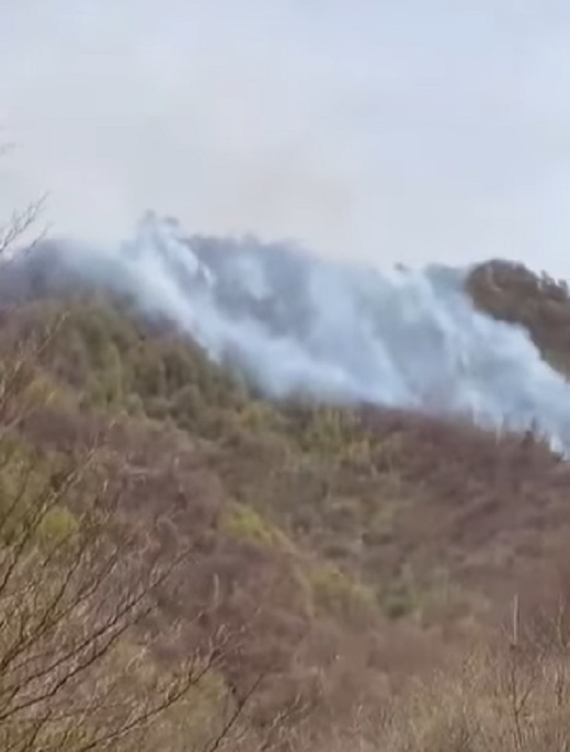 VIDEO Incendiul de amploare dintr-o pădure din Argeș, nestins nici după 24 ore. A fost chemat și un elicopter Black Hawk