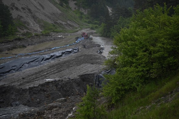 FOTO Imagini și relatări ale localnicilor cu dezastrul de la Salina Prad: 