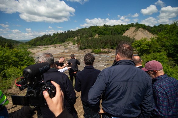 VIDEO&FOTO Noi imagini de la Salina Praid, în pericol de prăbușire
