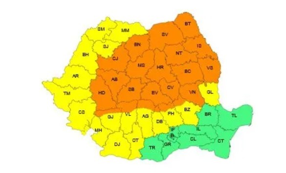 Alerte meteo - După caniculă vin furtunile în aproape toată țara. HARTA zonelor vizate