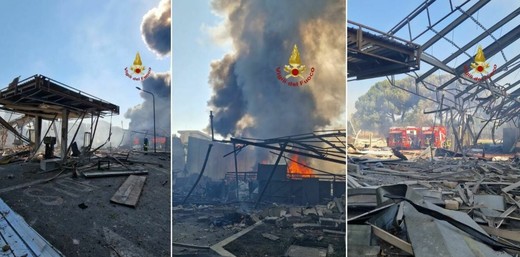 VIDEO Explozie la o benzinărie din Roma