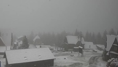 Prima ninsoare din acest an în România VIDEO