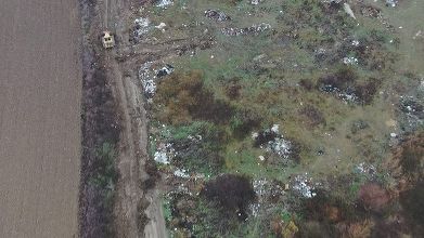 Garda de Mediu face prima confiscare de utilaj cu ajutorul unei filmări din dronă