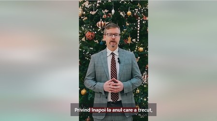 Ambasada SUA, mesaj către români de Crăciun: Suntem uniți! VIDEO