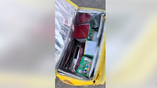 Petarde găsite, după o...replică, chiar în genți de livrare mâncare VIDEO 