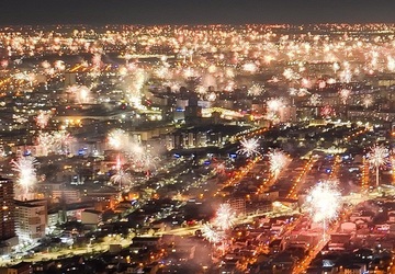 GRAFICE Bucureștiul, poluat masiv de artificiile de Revelion. Depășiri record ale indicilor de poluare