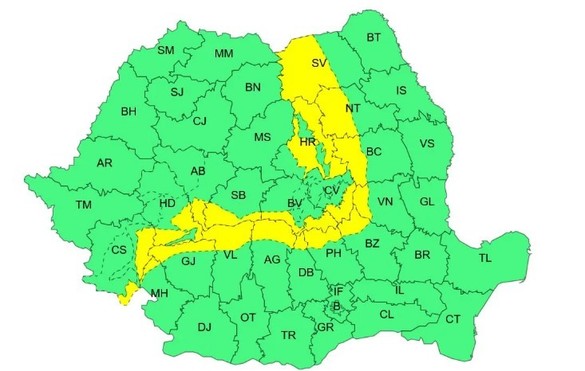 ANUNȚ Vreme extrem de rece în România. Zonele cele mai afectate HARTĂ