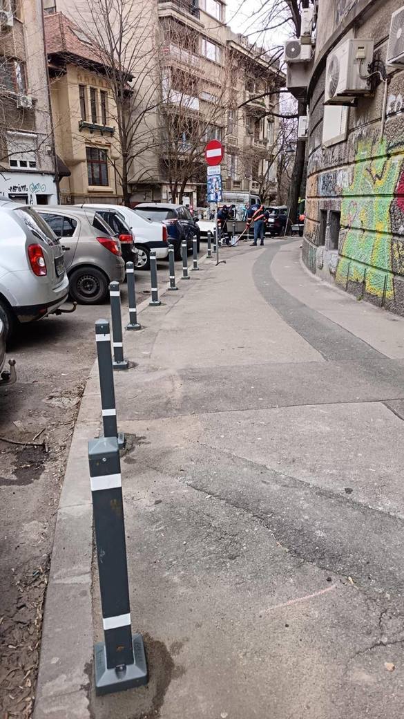 FOTO Ciucu a venit cu amenzi în centrul Bucureștiului: Spălați-vă vitrinele și firmele luminoase!