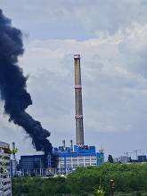 VIDEO Incendiu puternic la CET Vest, al doilea în doar o lună. Mesaj RO-ALERT