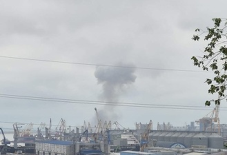 ULTIMA ORĂ VIDEO O dronă a explodat în Portul Constanța