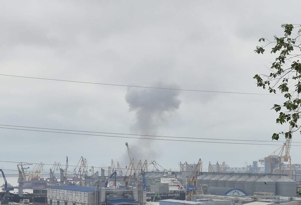 ULTIMA ORĂ VIDEO O dronă a explodat în Portul Constanța