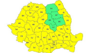 Aproape toată România e sub cod galben de caniculă. Temperaturile ating 35 de grade