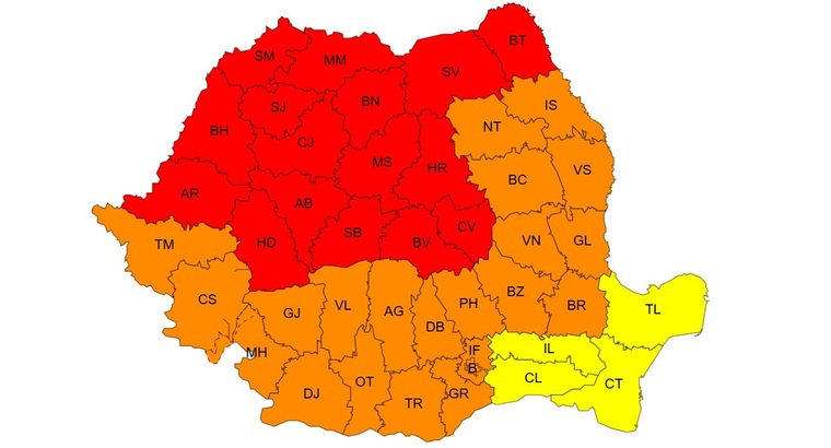 ALERTĂ Cod Roșu de caniculă în România. Temperaturile urcă la 40 de grade