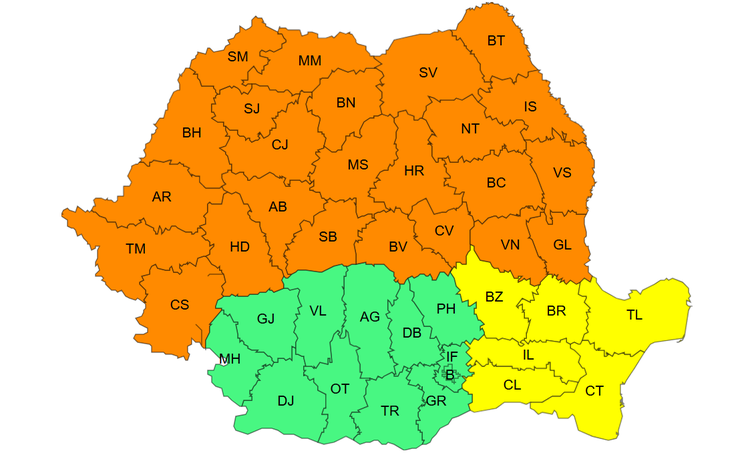 Alertă Meteo: În următoarele ore vor fi noi furtuni în capitală