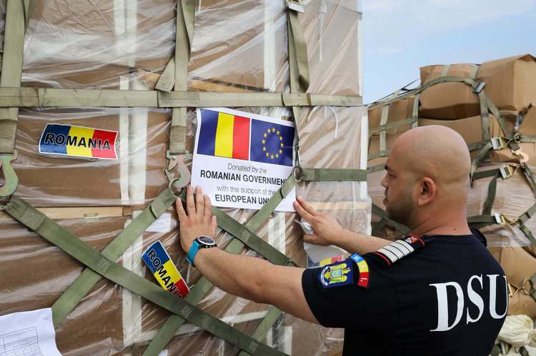 FOTO România a trimis ajutoare în Venezuela