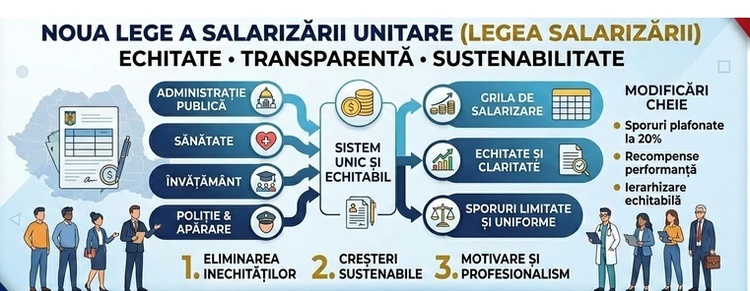 ULTIMA ORĂ FOTO Salarii bugetari. Sporuri plafonate la 20%, cu unele excepții