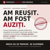 ULTIMA ORĂ Greva din sănătate a fost suspendată