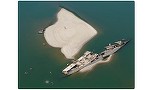 FOTO Dezastrul de pe Dunăre se vede din satelit. Bancurile de nisip de la Calafat și oameni care înoată lângă epave germane din Al doilea Război Mondial