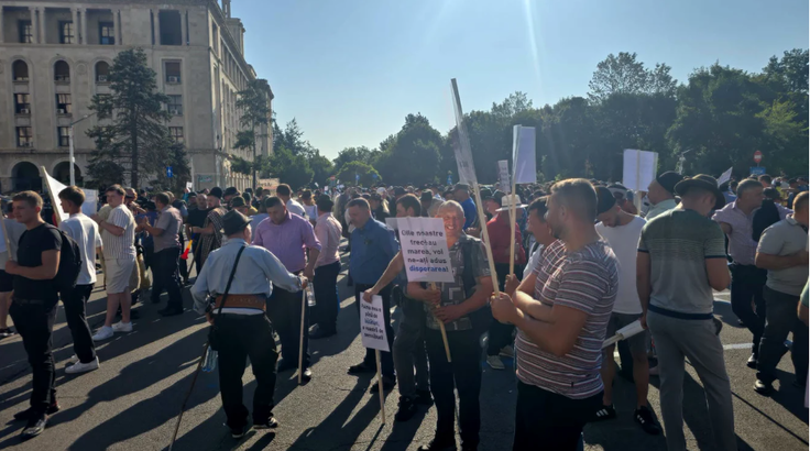 "Venim la Guvern cu bălegar și cisterne cu lapte!" Oierii amenință că vin din nou la București să protesteze, după volențele de luna trecută