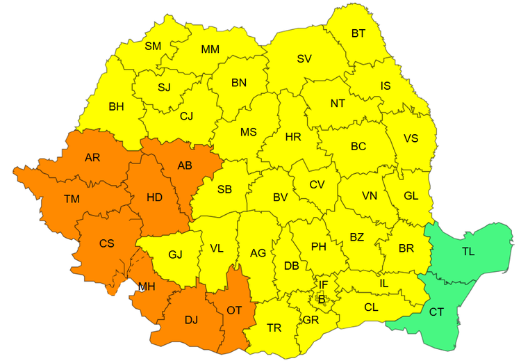 HARTĂ România, sub un nou val de caniculă. Urmează temperaturi de 39 de grade și nopți tropicale