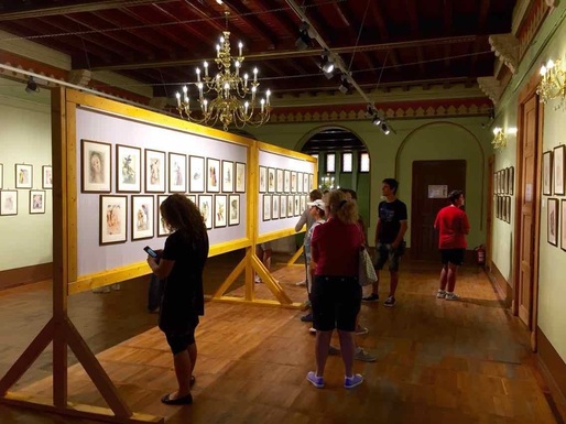 211 de lucrări ale lui Salvador Dali sunt expuse la Castelul Cantacuzino din Bușteni până în octombrie
