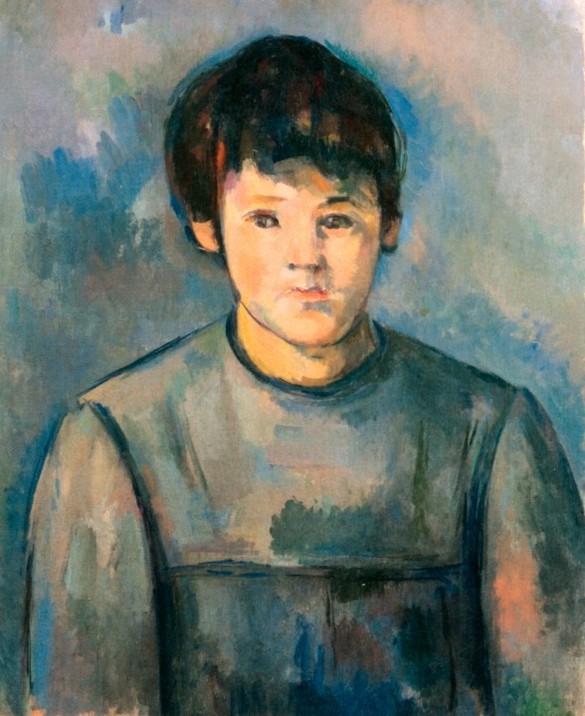 Paul Cezanne, Portret de fetita, colecția Zambaccian. Sursa: CIMEC
