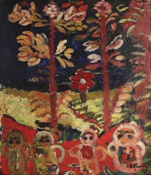 Tabloul "Copilărie" de Ion Țuculescu a fost vândut cu 60.000 euro într-o licitație online