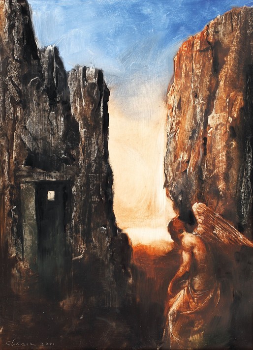 Lucrarea "Enigma" a celui mai bine cotat pictor român, Adrian Ghenie, a fost vândută la București pentru 80.000 euro