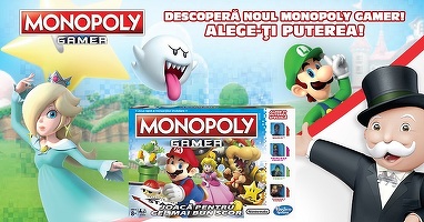 FOTO Hasbro și Nintendo își unesc forțele și schimbă regulile jocului Monopoly după 82 de ani, bazat pe jocul video Super Mario