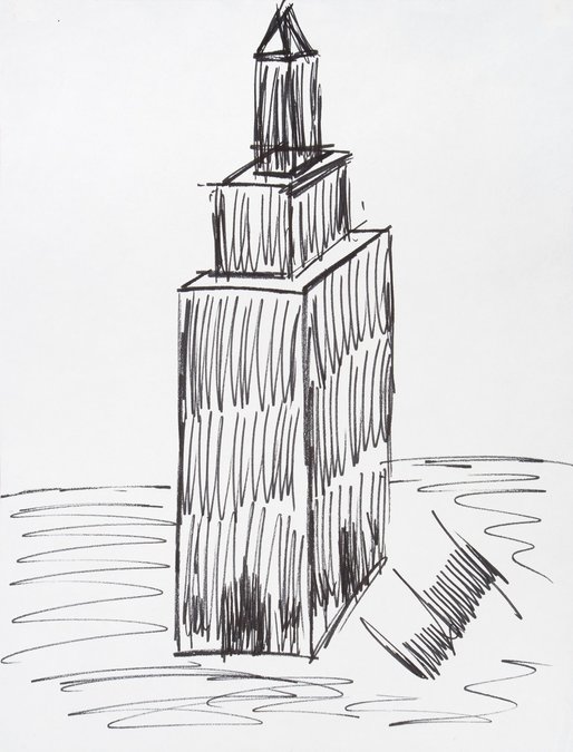 O schiță a Empire State Building, realizată de Donald Trump, s-a vândut la licitație cu 16.000 de dolari