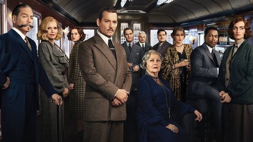 Lungmetrajul "Crima din Orient Express" s-a menținut pe prima poziție în box office-ul românesc
