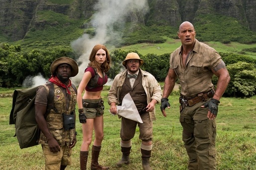 Box office nord-american: „Jumanji: Welcome to the Jungle” s-a menținut pe primul loc; trei premiere în top 10
