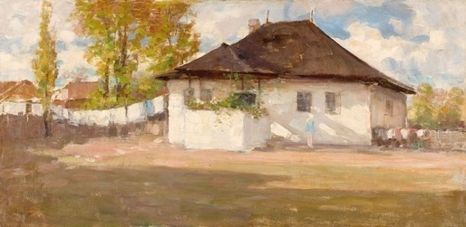 Tabloul "Casa pictorului de la Câmpina", de Nicolae Grigorescu, a fost adjudecat la prețul de 75.000 de euro