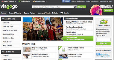 Google a suspendat reclamele site-ului de revânzare de bilete Viagogo