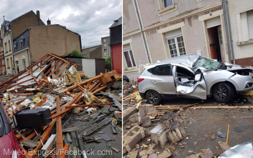 VIDEO Luxemburgul, lovit de o tornadă masivă
