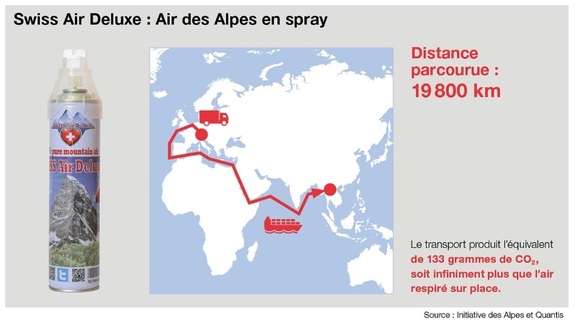 FOTO Premii pentru cel mai absurd transport: Exportul de aer montan din Elveția, printre cei cu 