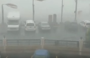 VIDEO Rafale de vânt de 130 km/h și copaci prăbușiți în Insulele Virgine Americane după trecerea uraganului Dorian