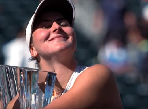 VIDEO Paradă în străinătate pentru jucătoarea de tenis Bianca Andreescu