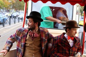 FOTO Tramvaie de epocă circulă pe trasee din centrul Capitalei, de Sf. Dimitrie cel Nou 