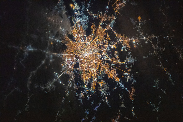 FOTO Bucureștiul, văzut din spațiu