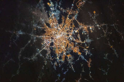 FOTO Bucureștiul, văzut din spațiu