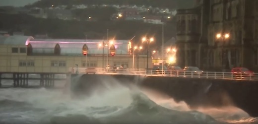 VIDEO Furtuna Ciara afectează Europa
