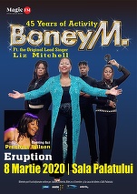 Concertul Boney M de la București a fost reprogramat pentru 20 septembrie, după restricțiile impuse din cauza coronavirus