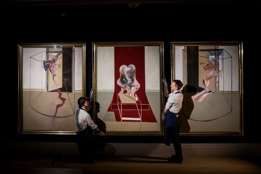 Un triptic de Francis Bacon, vândut pentru 84,6 milioane de dolari la licitații fără public organizate de Sotheby's
