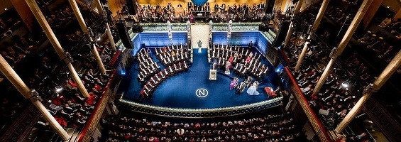  Ceremonia fizică a decernării premiilor Nobel de la Stockholm a fost anulată, o premieră din 1944