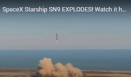 VIDEO Un prototip de rachetă al SpaceX s-a prăbușit la aterizare