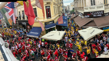 VIDEO Prima TV: Euro 2020, mină de aur pentru proprietarii din Centrul Vechi