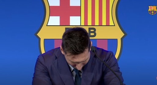 VIDEO Messi, în lacrimi cu prima declarație după despărțire. Aplauze în picioare