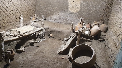 VIDEO&FOTO Descoperire arheologică rară la Pompei