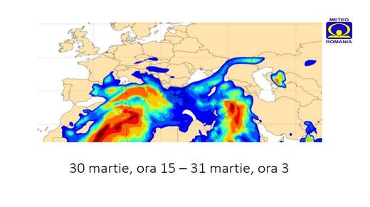 O masă de aer cald cu praf saharian ajunge în România. Ce zone vor fi vizate